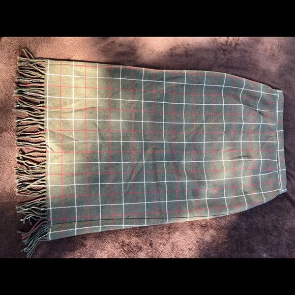 Olive Green Fringe skirt - Picture 3 of 3